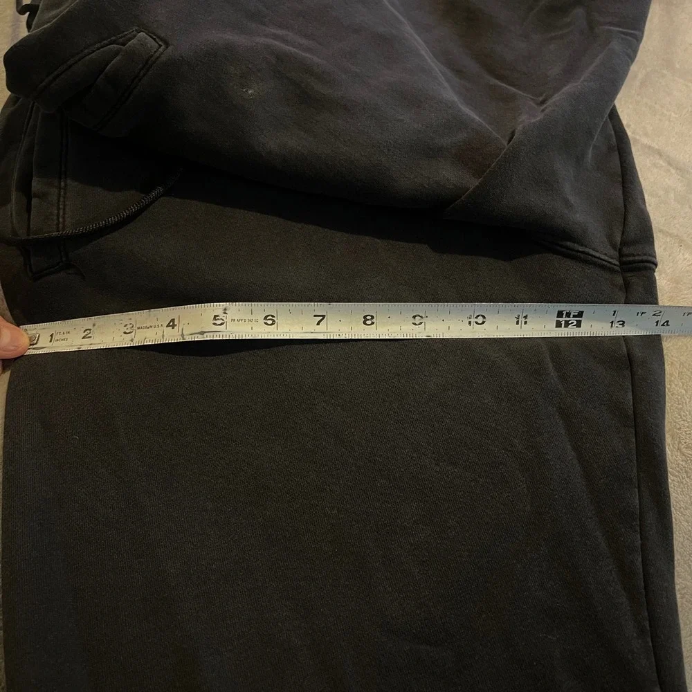 Nike Air Jordan Sweatpants Mens Black Medium Flight Fleece Graphic Joggers Gym